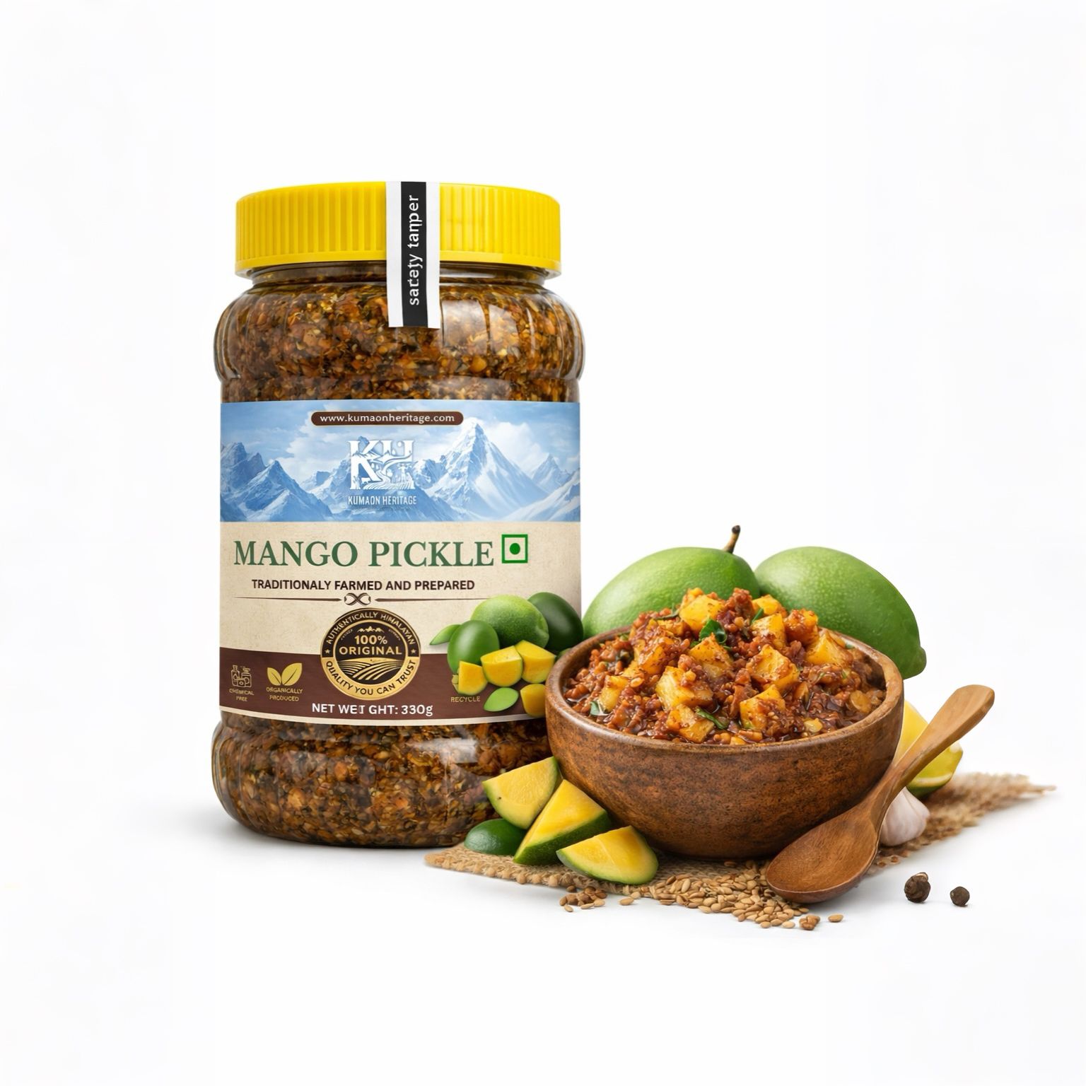 Traditional Himalayan Mango Pickle (500gm)